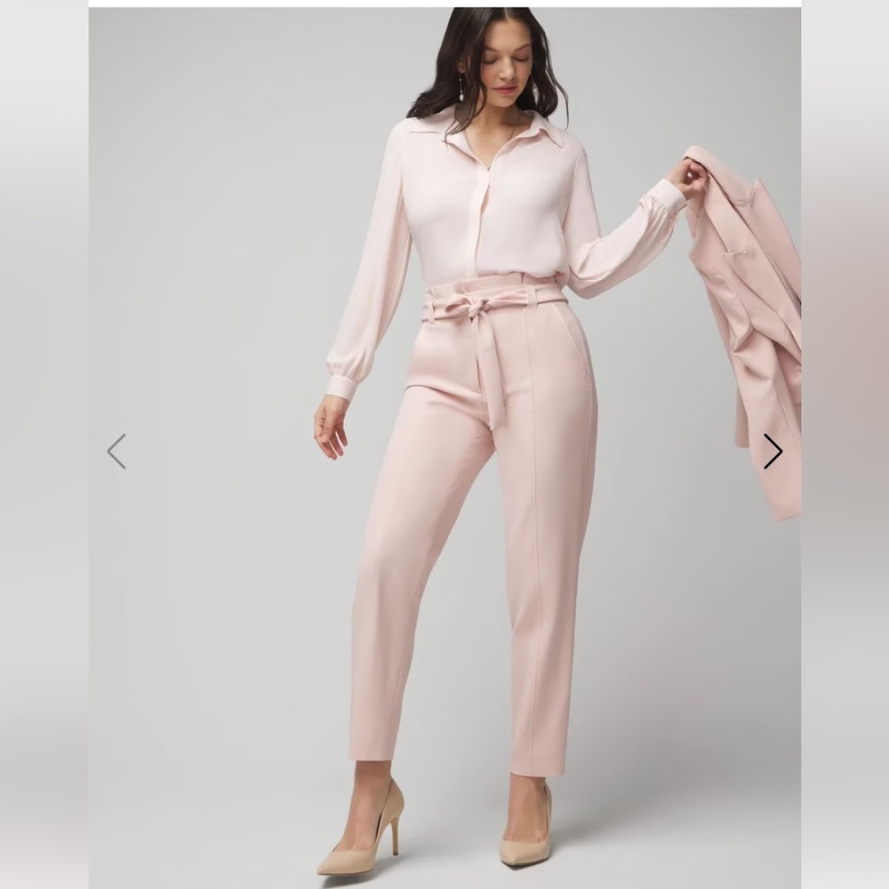 White House Black Market Curvy Fluid Tapered Ankle Pants
